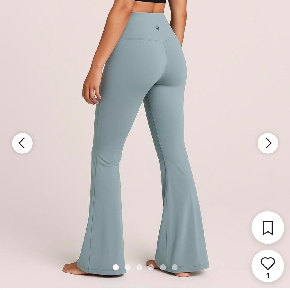 Athleta Elation Flare Pant Light Blue